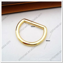 D Ring echte Goldfarbe